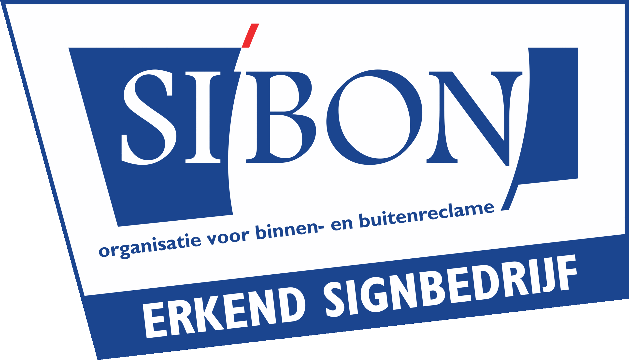 erkend signbedrijf Si\'bon Sibon kwaliteit label